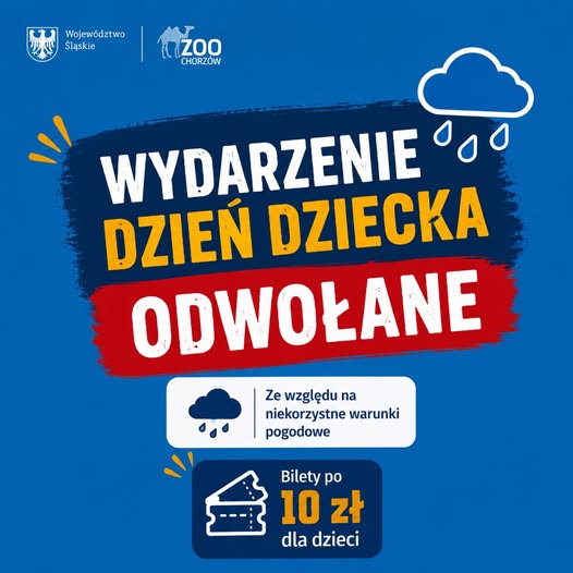 Obiekt Dzień Dziecka w Śląskim ZOO- wydarzenie odwołane!